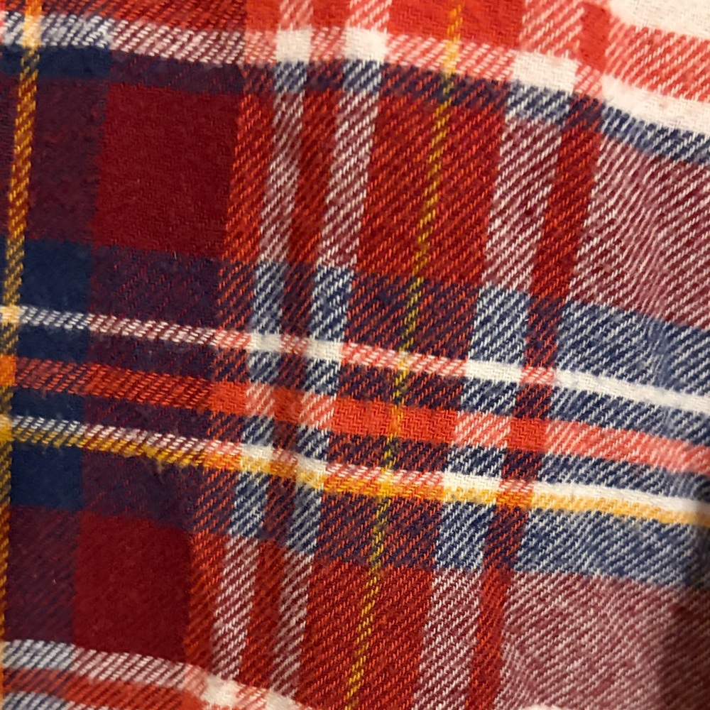 GAP Red and Blue Checkered Flannel Shirt - Picture 4 of 4